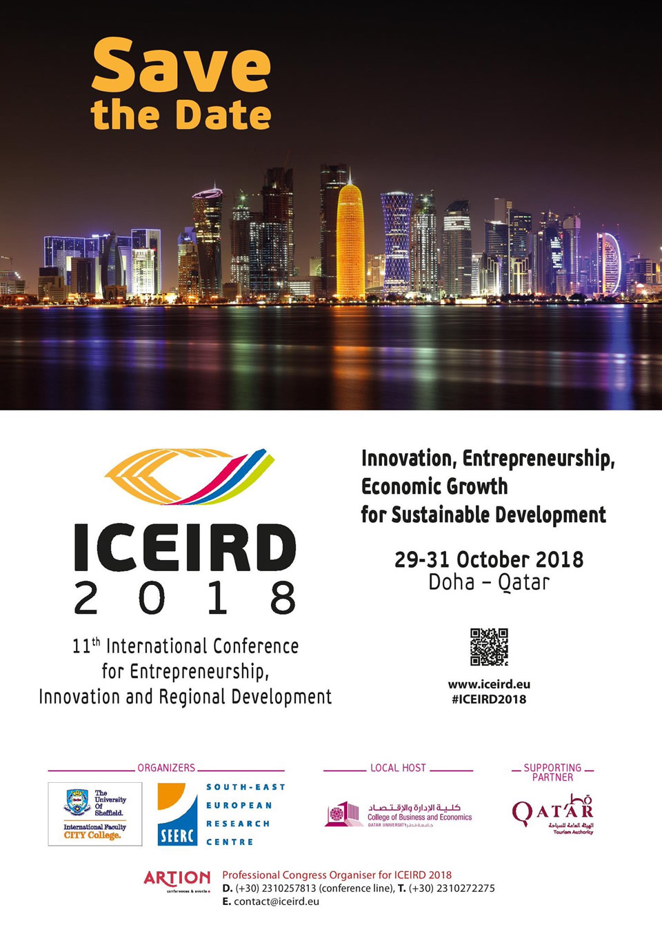 11th International Conference for Entrepreneurship, Innovation and Regional Development (ICEIRD 2018)