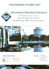 Proceedings of Informatics Education Europe II (IEEII 2007): Developments in South East Europe