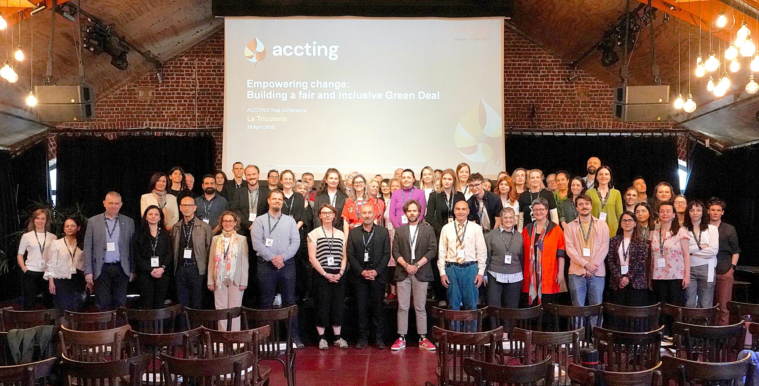 ACCTING Final Conference: Reflecting on the Journey Towards a Fair and Inclusive European Green Deal