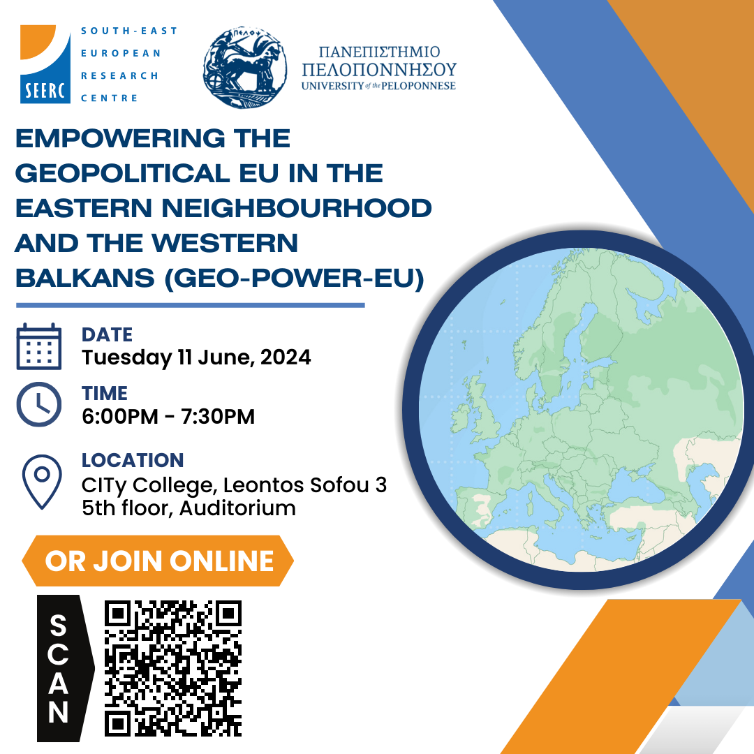 Empowering the geopolitical EU in the Eastern Neighbourhood and the                          Western Balkans (GEO-POWER-EU)