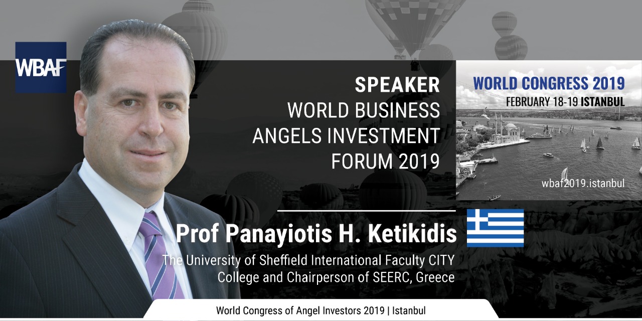 Prof. Ketikidis invited speaker at the World Business Angels Investment Forum 2019 in Istanbul