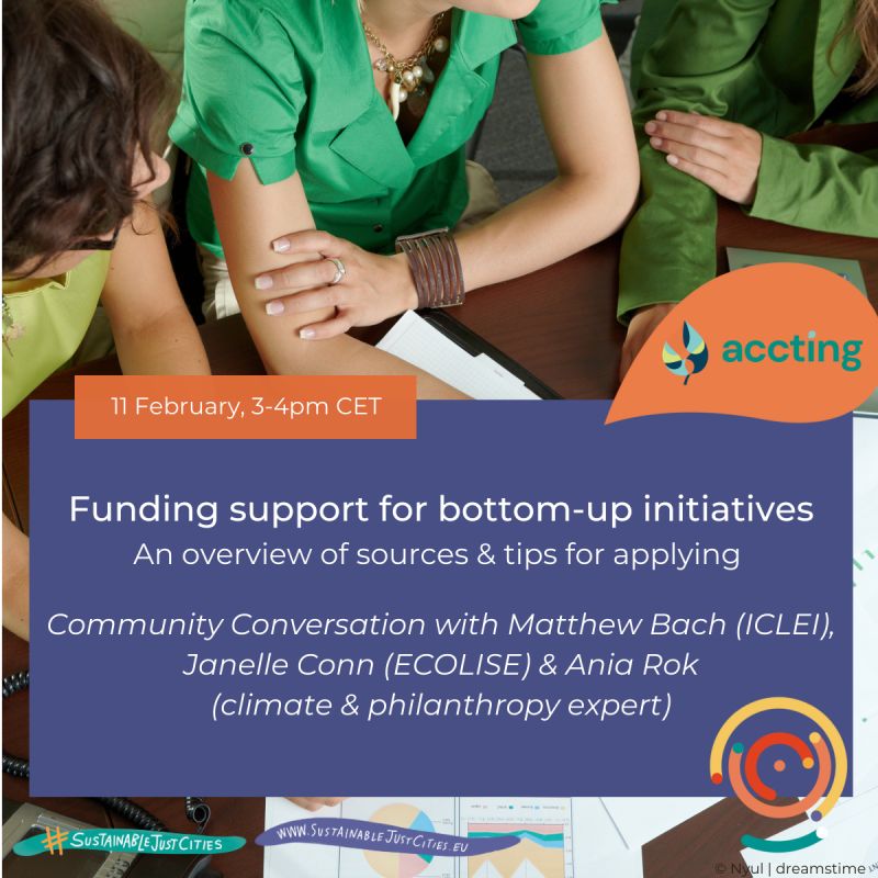 Webinar on Funding Opportunities for Bottom-Up Initiatives